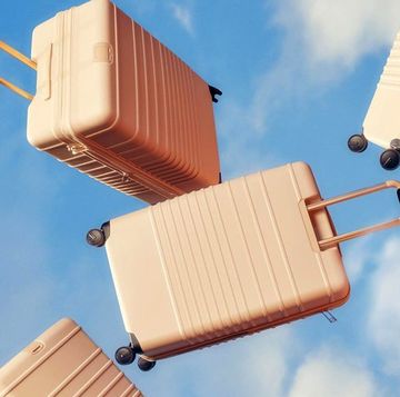 luggage in the sky